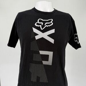 Fox Racing Mens Medium Black Graphic T-Shirt Motocross Fox Riders Regular Fit